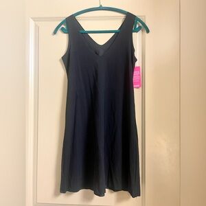 Commando Classic Mini Tank Slip Dress Size Medium Large Black
